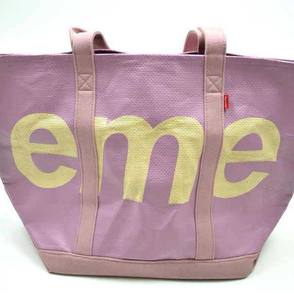 Supreme Light Pink Tote Bag - Picture 4 of 13